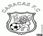 Escudo del Caracas FC, club de fútbol venezolano