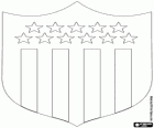 Escudo del Club Atlético Peñarol de Montevideo, club deportivo y equipo de fútbol uruguayo