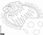 Insignia de CF Jaguares de Chiapas, equipo de fútbol mexicano de la ciudad de Tuxtla Gutiérrez. Escudo del club utilizado entre el 2002 y el 2010