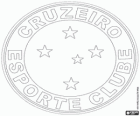 Escudo del Cruzeiro Esporte Clube, equipo de fútbol brasileño de la ciudad de Belo Horizonte