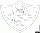 Emblema del Fluminense FC, club deportivo y equipo de futbol de Río de Janeiro, Brasil 
