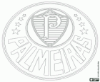 Logo de SE Palmeiras, club de fútbol de Sao Paulo, Brasil