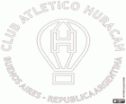 Logo de CA Huracán, institución deportiva y equipo de fútbol de la ciudad de Buenos Aires, Argentina