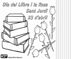 El 23 de abril, día de San Jorge, se celebra en Cataluña la Fiesta del Libro y la Rosa