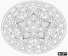 Clásico mandala circular