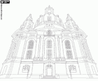 La Iglesia de Nuestra Señora es una iglesia luterana de estilo barroco y un símbolo de la reconciliación, la Frauenkirche de Dresde, Alemania