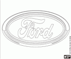 Logo de Ford. Marca de automóviles estadounidense