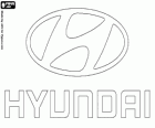 Logo de Hyundai, marca de automóviles de Corea del Sur