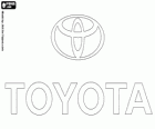 Logo de Toyota. Fabricante de automóviles japonés 
