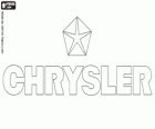 Logo de Chrysler. Marca de carros de los EUA