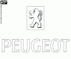 Logo de Peugeot, marca de coches de Francia