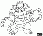 Bowser o Rey Koopa, el principal enemigo en los juegos de Mario