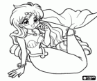 Hanon, la princesa sirena del Océano Atlántic Sur. Pichi Pichi Pitch Mermaid Melody