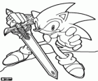 Sir Sonic, Sonic con la espada de caballero