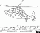 Vuelo en helicóptero sobre las montañas
