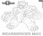 Bearserker Max. Invizimals parecidos a osos con la espalda llena de rocas