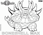 Boneshell Max. Invizimals. Extrañas criaturas, guerreros muy poderosos. Viven en Tailandia
