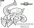 Kraken Max. Invizimals. Un pulpo gigante con enormes dientes