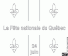 Fiesta Nacional del Quebec, se celebra el 24 de junio, San Juan Bautista. El Quebec es una nación y provincia de Canadá.