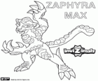 Zaphyra Max. Invizimals. Las zaphyras son felinos con sus cuerpos cubiertos de joyas púrpura