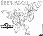 Überjackal. Invizimals. Poderosa y enorme criatura que tiene el poder de la magia