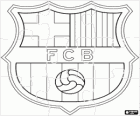 Rompecabezas del emblema del FC Barcelona, España