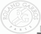 Logo del Abierto de Francia, Torneo de Roland Garros. Segundo de los cuatro torneos del Grand Slam de tenis