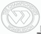 Logo de Wimbledon, el torneo de tenis más antiguo del mundo. El tercer Grand Slam del año
