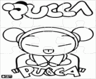 Puzzle de Pucca. Pucca tiene una fuerza sobrehumana, un gran ingenio y una increíble rapidez