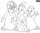 Alvin y los Chipmunks, un grupo musical formado por tres ardillas