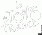 Logo de El Tour de Francia, la primera y más famosa competición ciclista por etapas del mundo que se disputa durante tres semanas en Francia