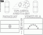 Paraguay vs Venezuela. Semifinal Copa América Argentina 2011