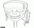 La calavera del film Piratas del Caribe. Logo de Piratas del Caribe