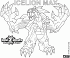 Icelion Max. Invizimals La otra dimensión. Letal cazador solitario con el cuerpo hecho de hielo que vive en las regiones polares