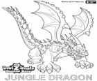 Jungle Dragon. Invizimals La otra dimensión. Los dragones de la jungla tienen una potente arma, un ácido que escupen contra el enemigo