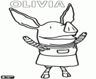 La pequeña cerdita Olivia vive muchas aventuras