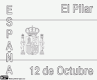 12 de octubre, fiesta nacional de España, día de la Virgen del Pilar y fiesta de la Hispanidad