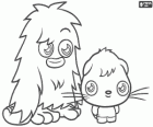 Furi y Poppet, dos divertidos monstruos de Moshi Monsters