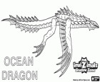 Ocean Dragon. Invizimals La otra dimensión. Dragón oceánico que vive bajo el agua salada