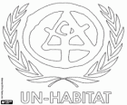 Logo UN-HABITAT, Programa de Naciones Unidas para los Asentamientos Humanos