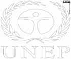 Logo PNUMA, Programa de las Naciones Unidas para el Medio Ambiente. UNEP, siglas en inglés