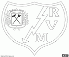 Emblema del Rayo Vallecano, del barrio de Vallecas de Madrid