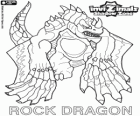 Rock Dragon. Invizimals La otra dimensión. Los dragones de roca viven en los cráteres de los volcanes