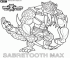 Sabretooth Max. Invizimals La otra dimensión. El guardián del parque que sueña en convertirse en un superhéroe