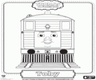 Toby, la anticuada locomotora marrón nº 7 de Thomas y sus amigos