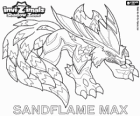Sandflame Max. Invizimals La otra dimensión. Estos invizimals han protegido durante siglos las tumbas de los faraones 