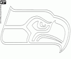 Logo de Seattle Seahawks, equipo de fútbol americano de la División Oeste de la NFC, Seattle, Washington