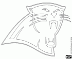 Logo de Carolina Panthers, equipo de futbol americano de la división sur de la NFC, Charlotte, Carolina del Norte