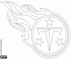 Logo de Tennessee Titans, equipo de fútbol americano, división sur de la AFC, Nashville, Tennessee