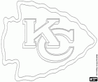 Logo de Kansas City Chiefs, equipo de futbol americano de la división oeste de la AFC, Kansas City, Missouri
